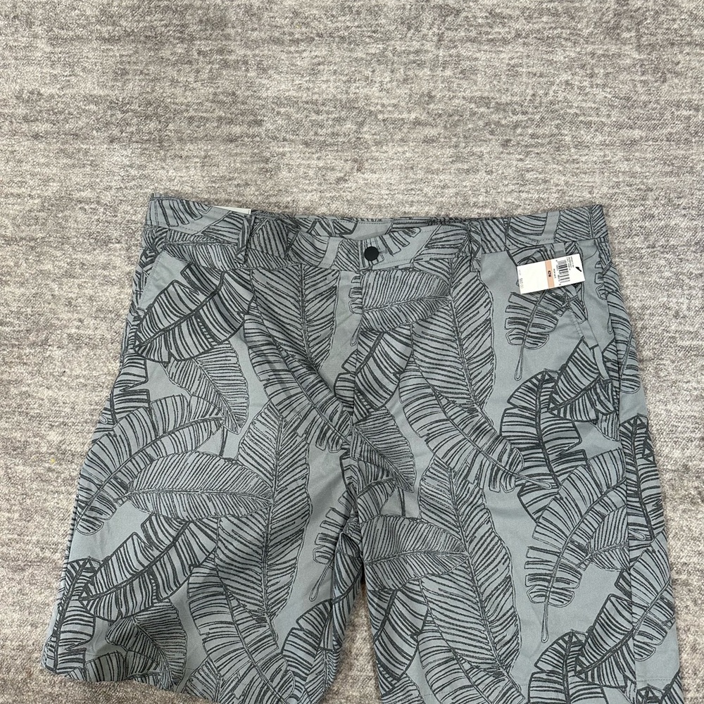 Van Heusen Gray Patterned Casual Shorts